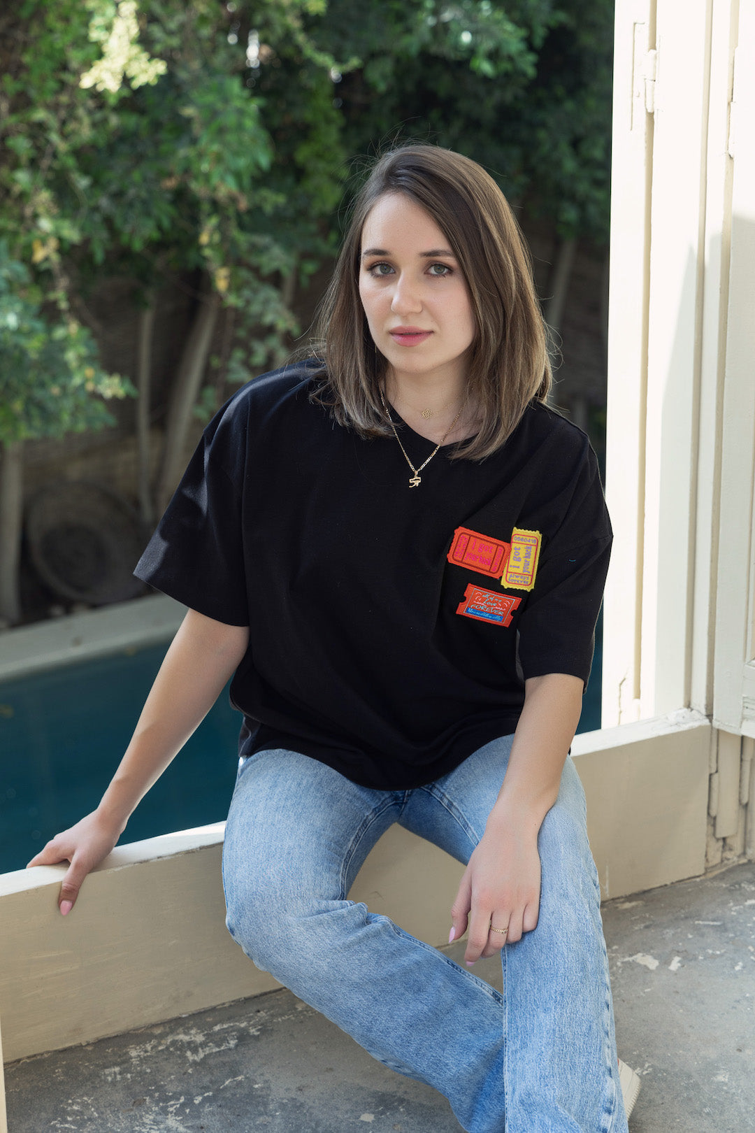 Image of Black Tee - Callista